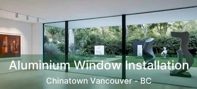  Aluminium Window Installation Chinatown Vancouver - BC
