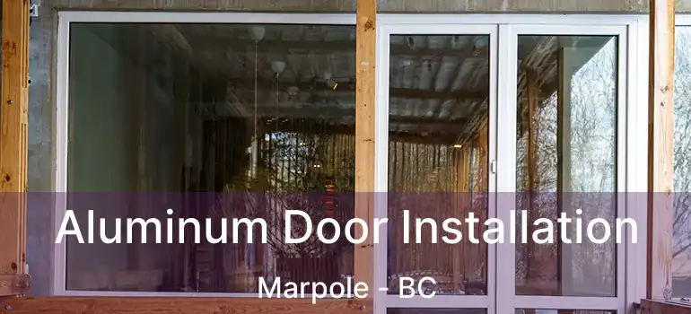  Aluminum Door Installation Marpole - BC