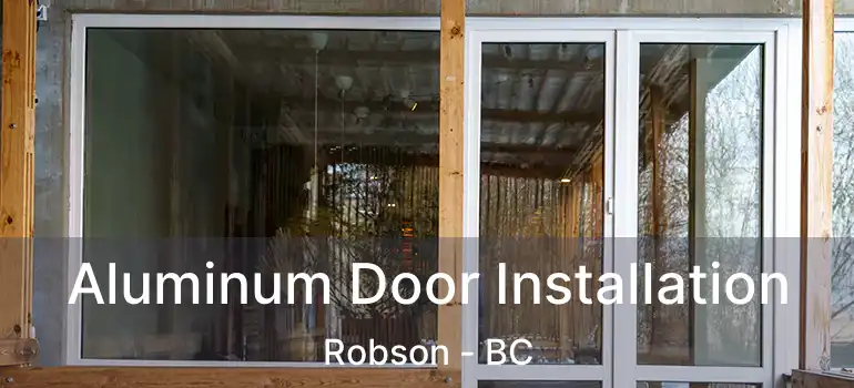  Aluminum Door Installation Robson - BC