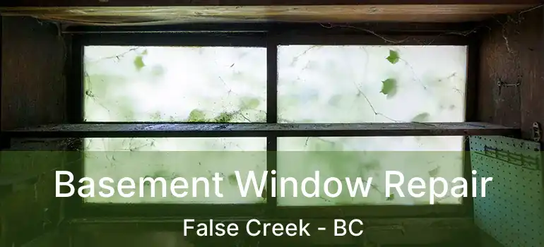  Basement Window Repair False Creek - BC