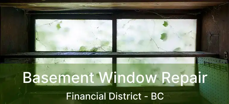  Basement Window Repair Financial District - BC