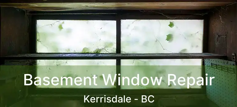  Basement Window Repair Kerrisdale - BC