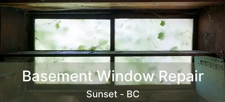  Basement Window Repair Sunset - BC
