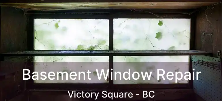  Basement Window Repair Victory Square - BC