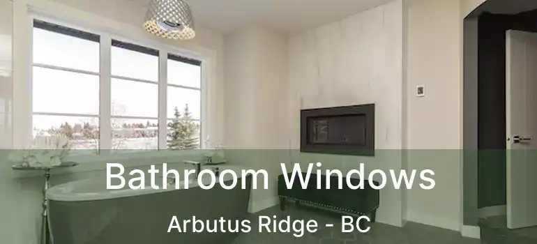  Bathroom Windows Arbutus Ridge - BC
