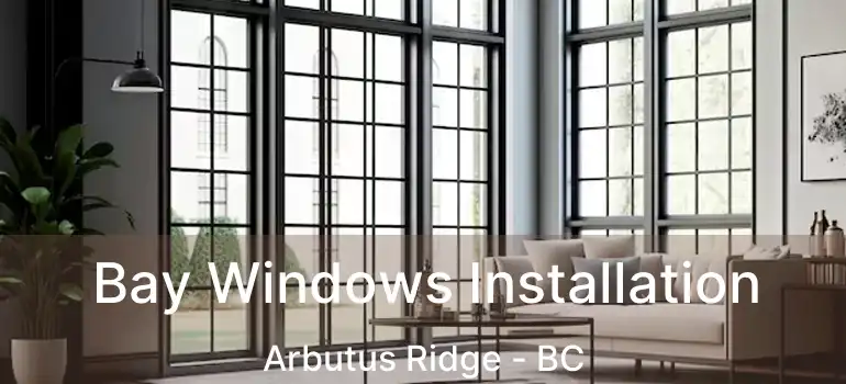  Bay Windows Installation Arbutus Ridge - BC