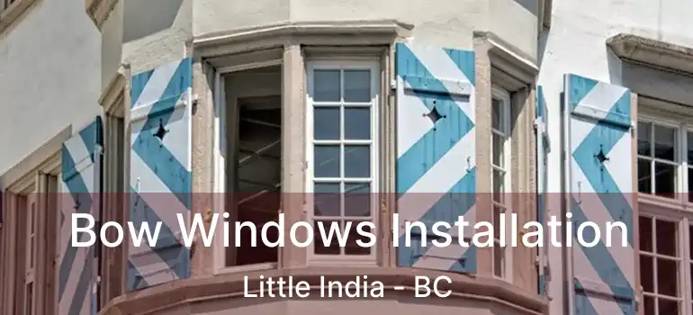  Bow Windows Installation Little India - BC