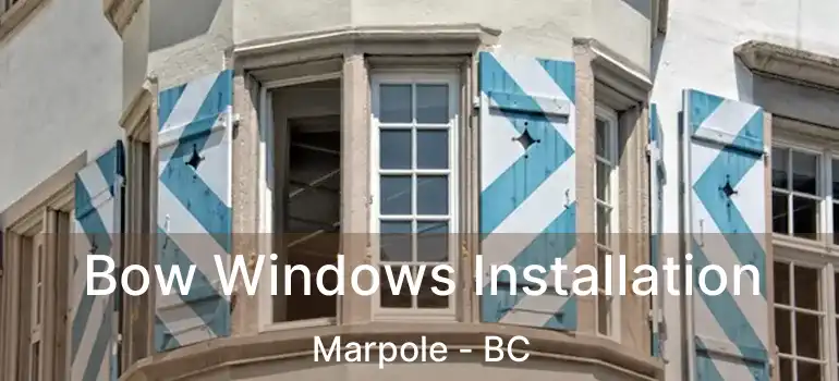  Bow Windows Installation Marpole - BC