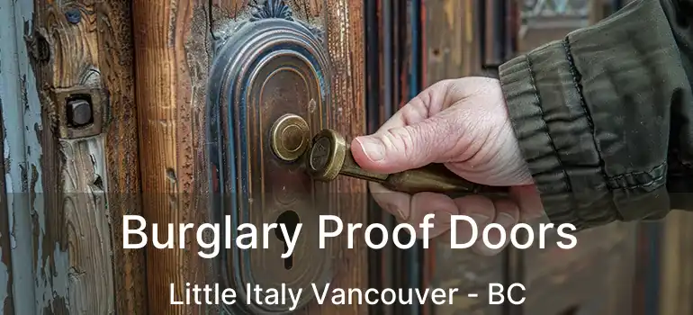  Burglary Proof Doors Little Italy Vancouver - BC