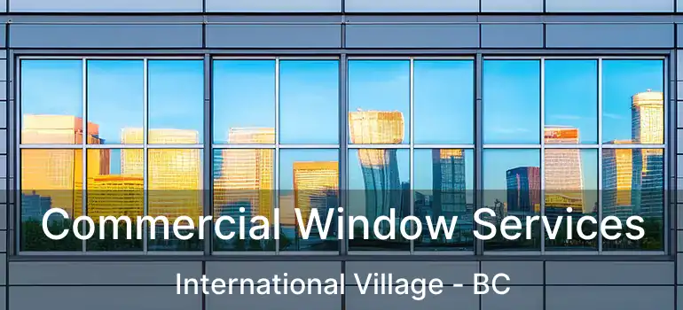  Commercial Window Services International Village - BC