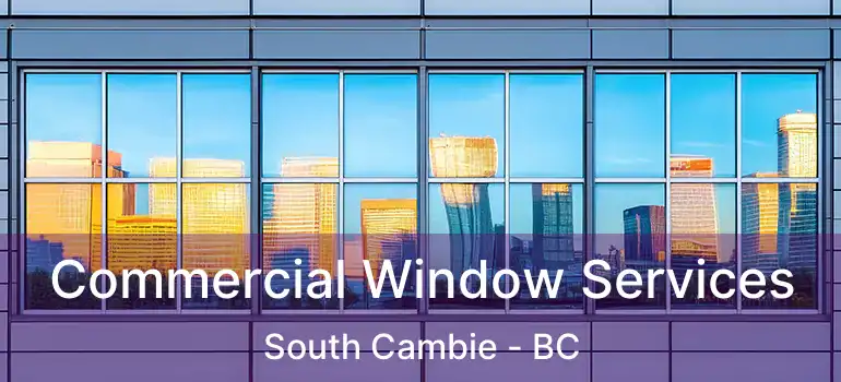  Commercial Window Services South Cambie - BC