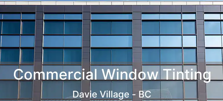  Commercial Window Tinting Davie Village - BC