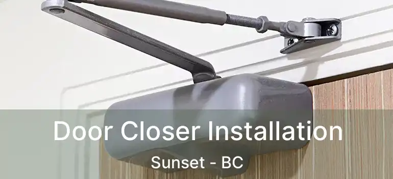  Door Closer Installation Sunset - BC