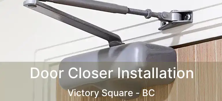 Door Closer Installation Victory Square - BC