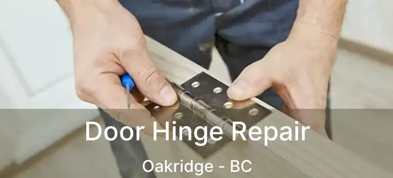 Door Hinge Repair Oakridge - BC