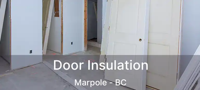  Door Insulation Marpole - BC