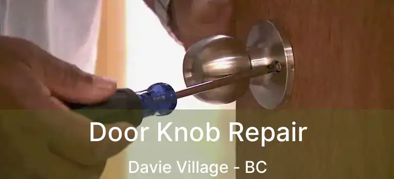  Door Knob Repair Davie Village - BC