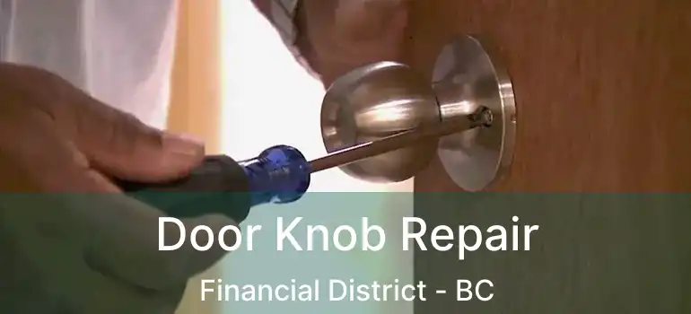  Door Knob Repair Financial District - BC