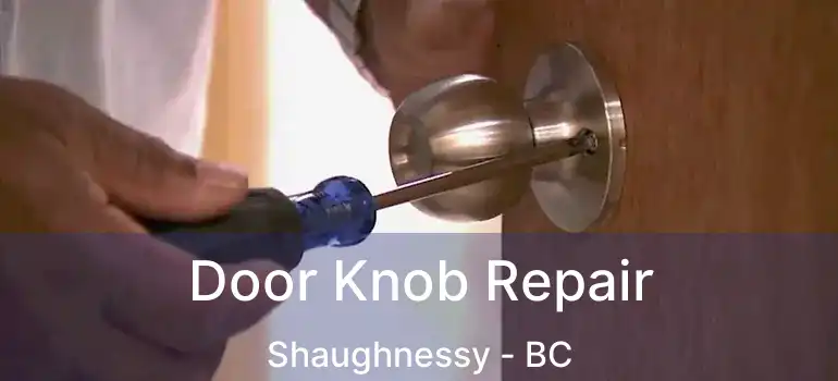  Door Knob Repair Shaughnessy - BC