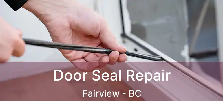  Door Seal Repair Fairview - BC