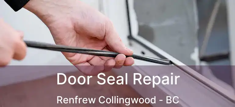  Door Seal Repair Renfrew Collingwood - BC