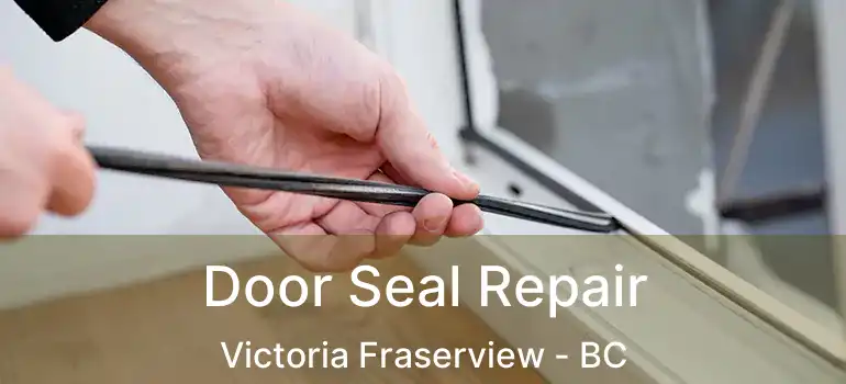  Door Seal Repair Victoria Fraserview - BC
