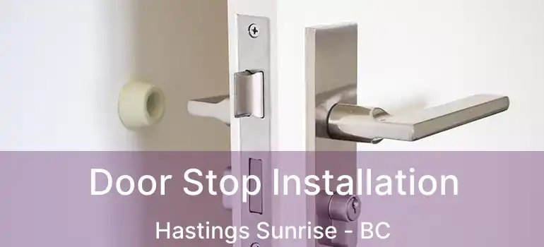  Door Stop Installation Hastings Sunrise - BC