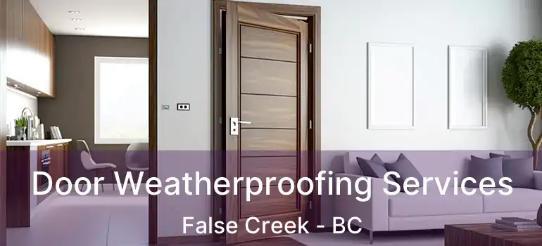  Door Weatherproofing Services False Creek - BC