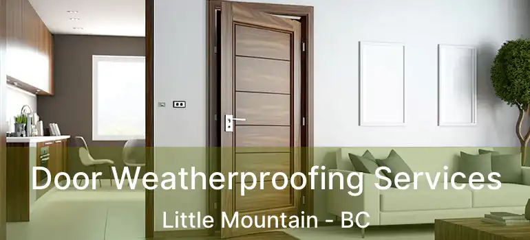  Door Weatherproofing Services Little Mountain - BC