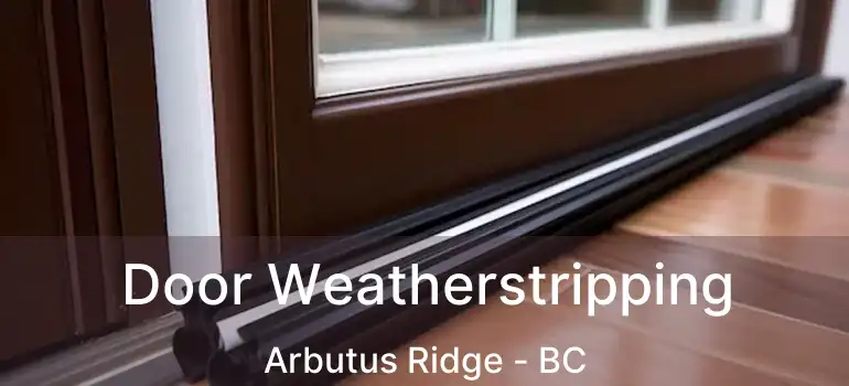  Door Weatherstripping Arbutus Ridge - BC