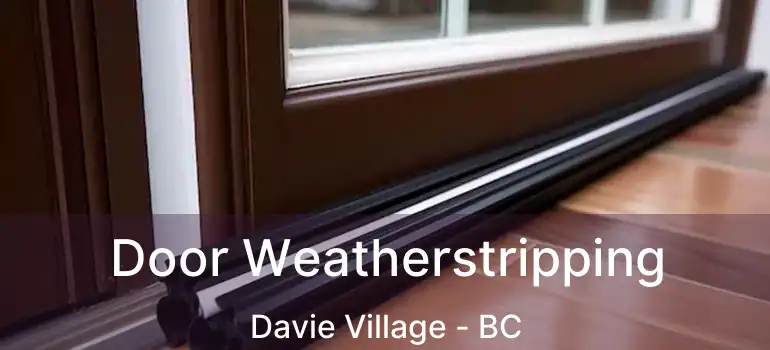  Door Weatherstripping Davie Village - BC