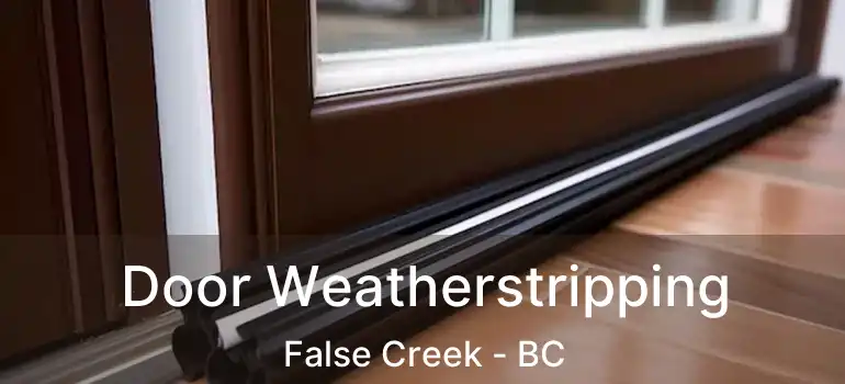  Door Weatherstripping False Creek - BC