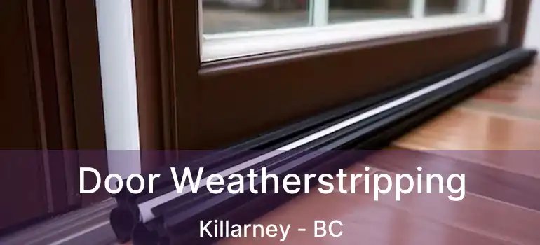  Door Weatherstripping Killarney - BC