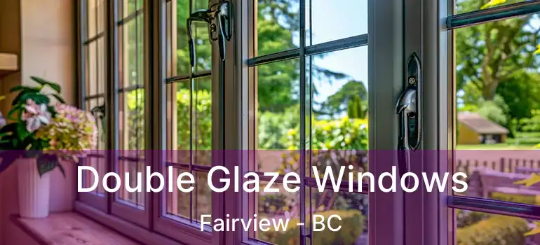  Double Glaze Windows Fairview - BC