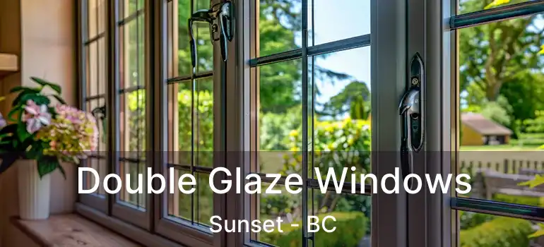  Double Glaze Windows Sunset - BC