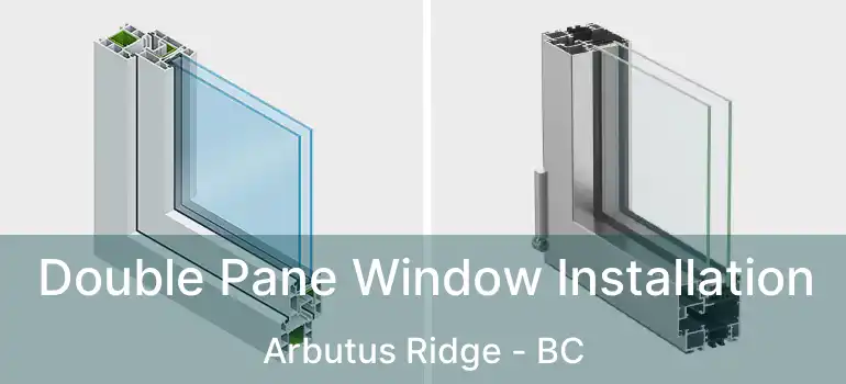  Double Pane Window Installation Arbutus Ridge - BC