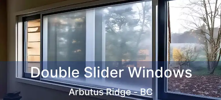  Double Slider Windows Arbutus Ridge - BC