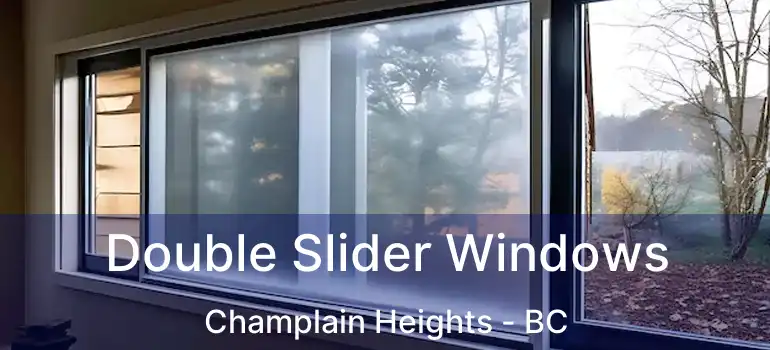  Double Slider Windows Champlain Heights - BC