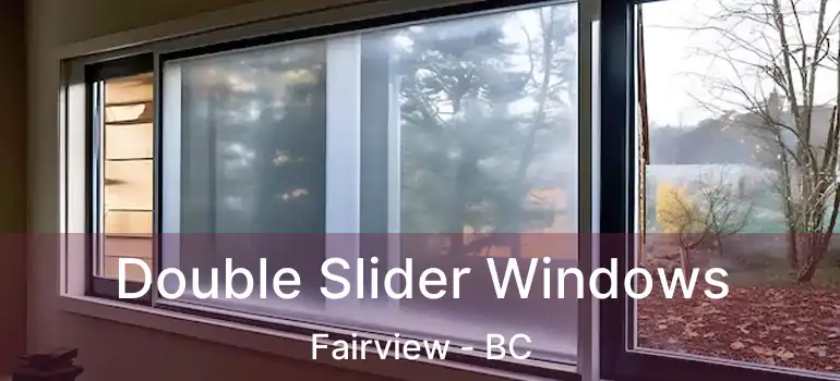  Double Slider Windows Fairview - BC