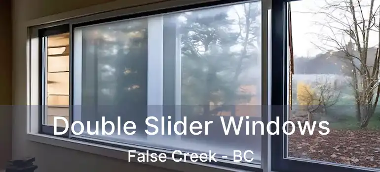  Double Slider Windows False Creek - BC