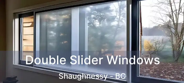  Double Slider Windows Shaughnessy - BC