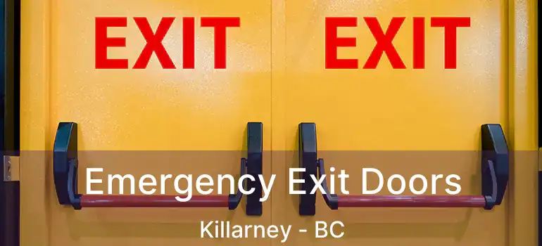  Emergency Exit Doors Killarney - BC