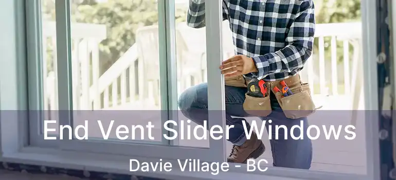  End Vent Slider Windows Davie Village - BC