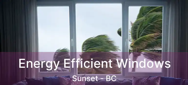  Energy Efficient Windows Sunset - BC