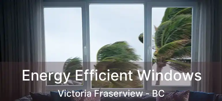  Energy Efficient Windows Victoria Fraserview - BC