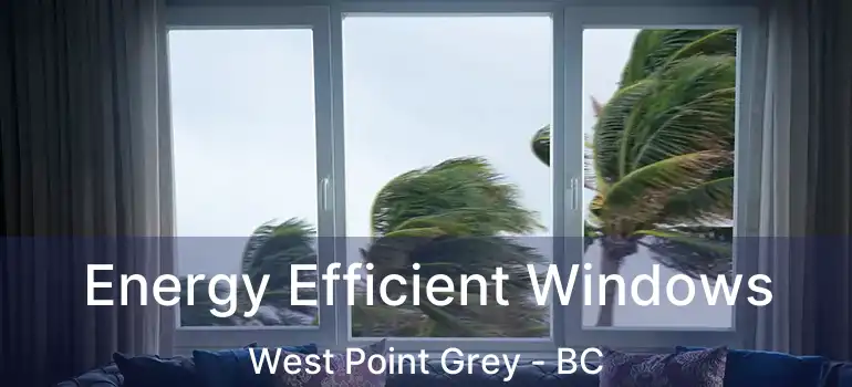  Energy Efficient Windows West Point Grey - BC