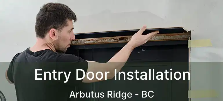  Entry Door Installation Arbutus Ridge - BC