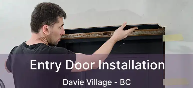  Entry Door Installation Davie Village - BC