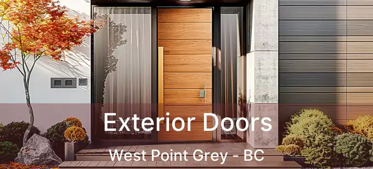  Exterior Doors West Point Grey - BC