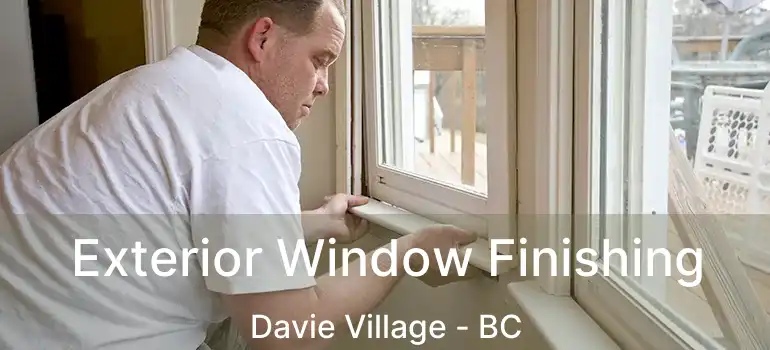  Exterior Window Finishing Davie Village - BC